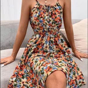 Allover floral cami dress